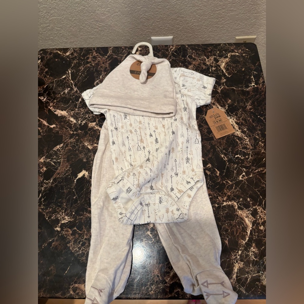 5/$25 Chick Pea Baby Outfit Set
